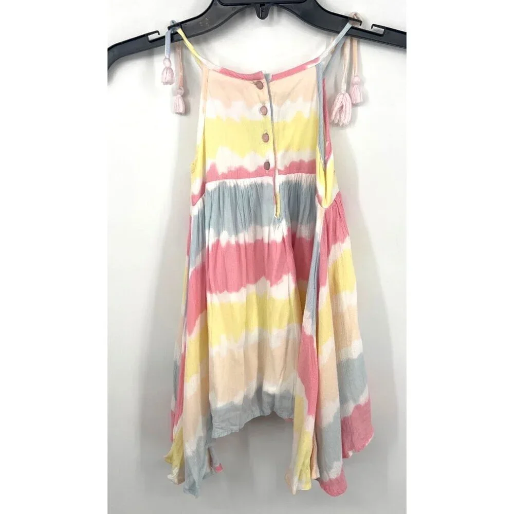 Tommy Bahama Girls Tie Dye Dip Dye Dress Size 3T Beachy Sundress